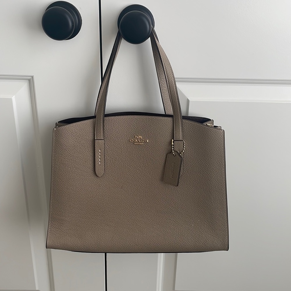 Practically New Coach Charlie Carryall Satchel Tote